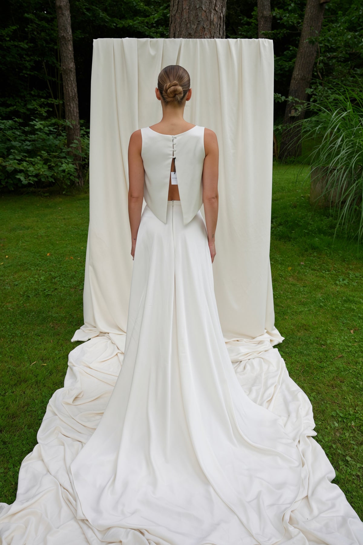 Jurgita Bridal dviejų dalių suknelė