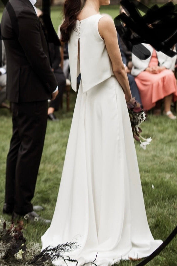 Jurgita Bridal dviejų dalių suknelė