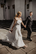Elegantiška korsetinė suknelė