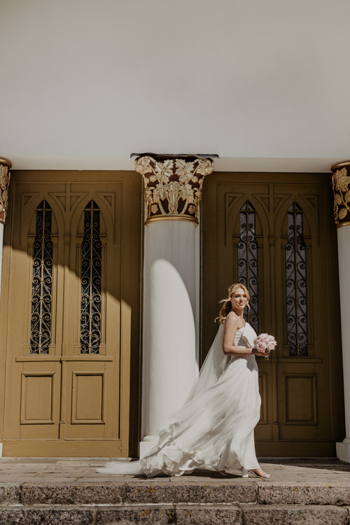 Elegantiška korsetinė suknelė